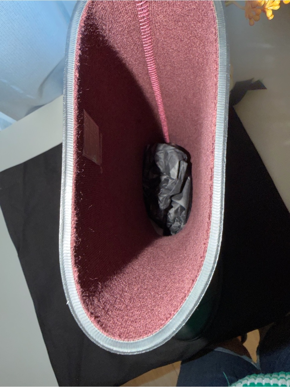 CHANEL Black CC Rain Boots Size 38 Brand New Box Dust Bag - Picture 2 of 13